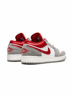 Air Jordan 1 Low "Smoke Grey Gym Red”
