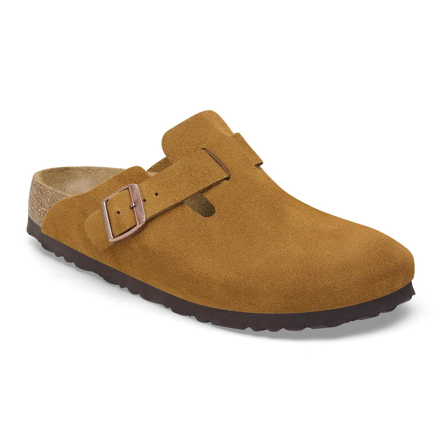 Birkenstock Boston Soft Footbed Suede clogs “Mink”