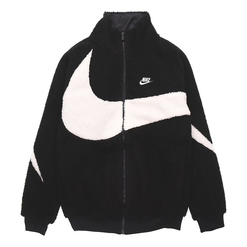 Nike Big Swoosh Large logo lamb’s wool stay warm Jacket