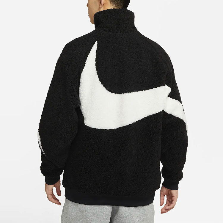 Nike Big Swoosh Large logo lamb’s wool stay warm Jacket