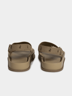 Women's Jacquard Polo Stone Moulded Trim Sandals