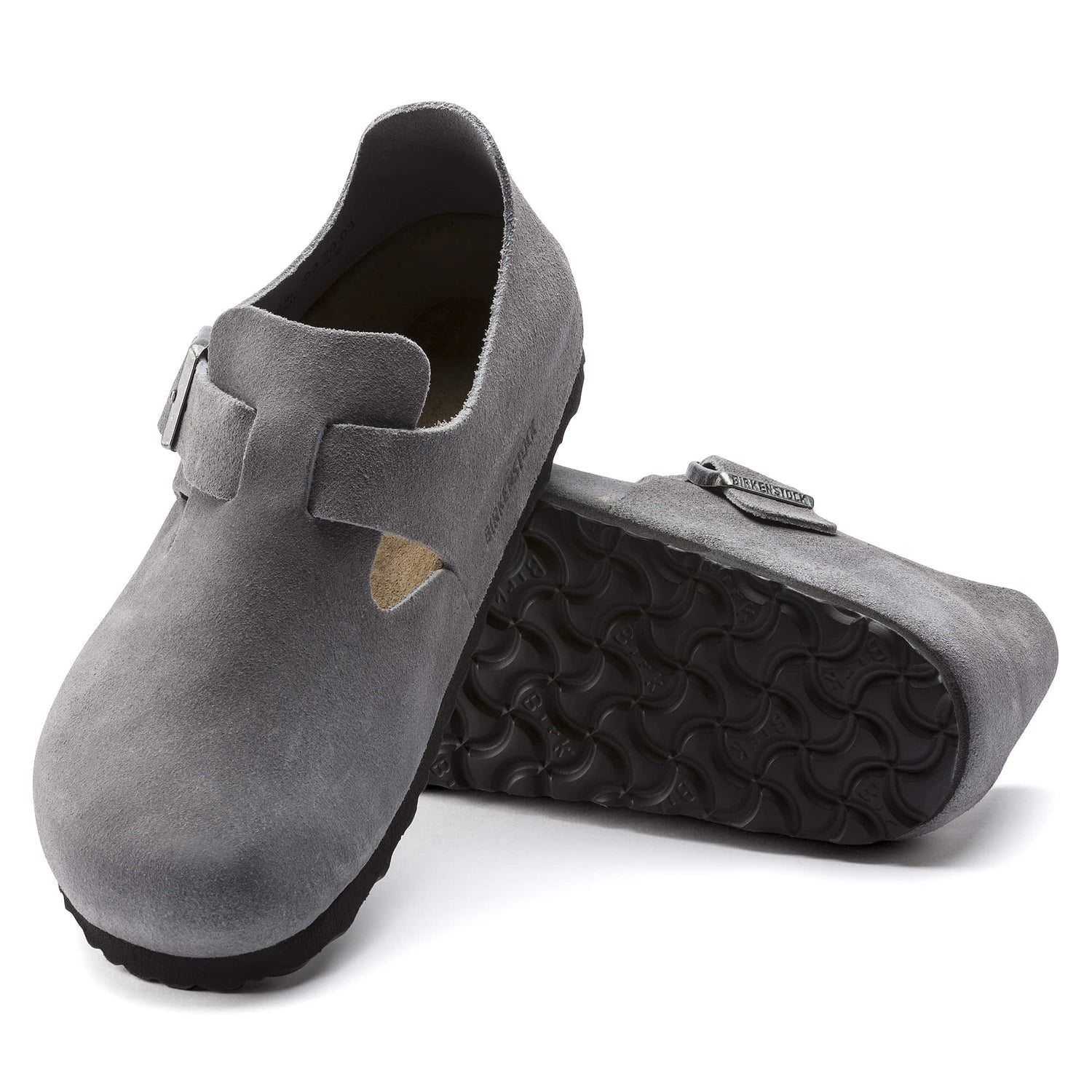 Birkenstock London Suede Leather “Whale Gray”