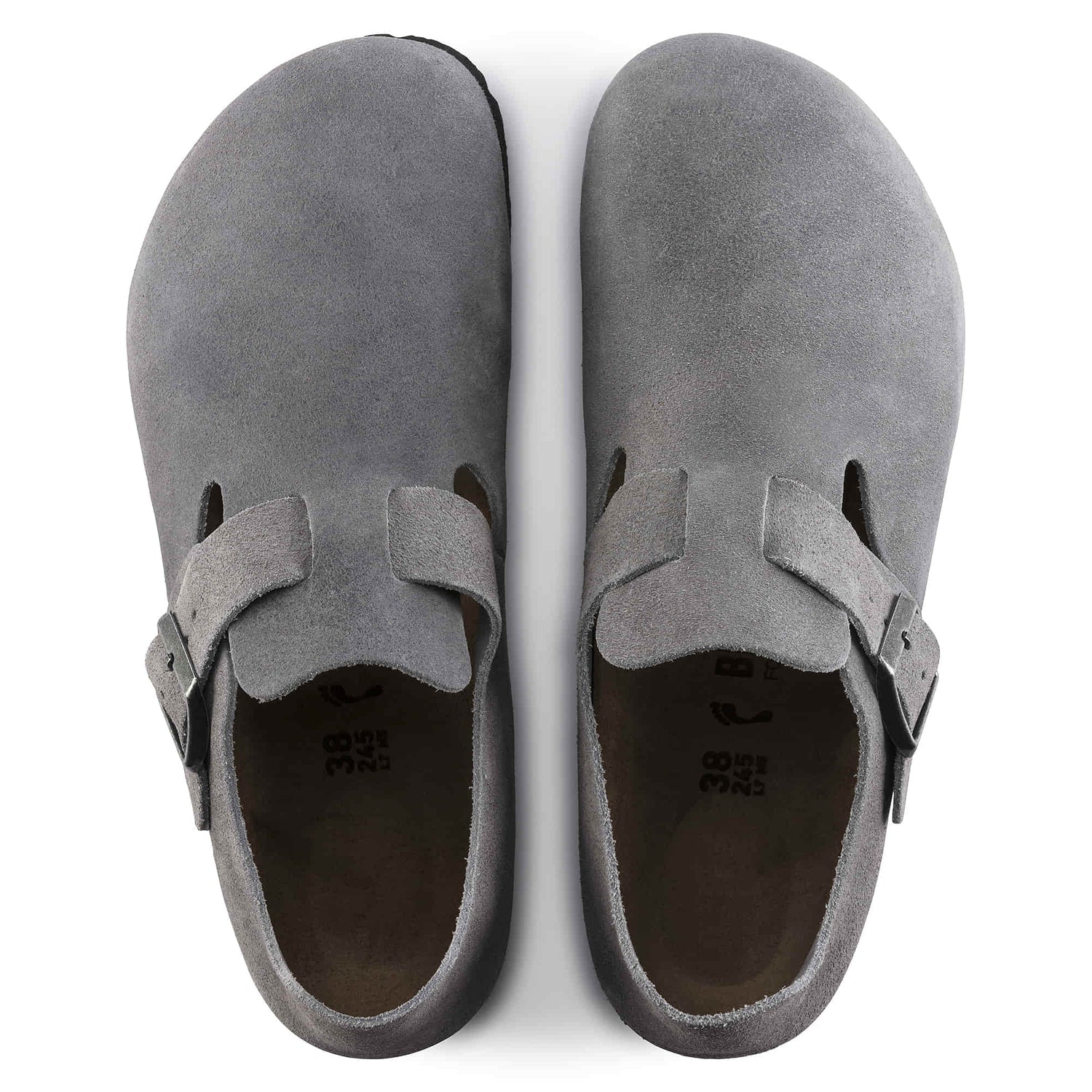 Birkenstock London Suede Leather “Whale Gray”