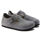 Birkenstock London Suede Leather “Whale Gray”
