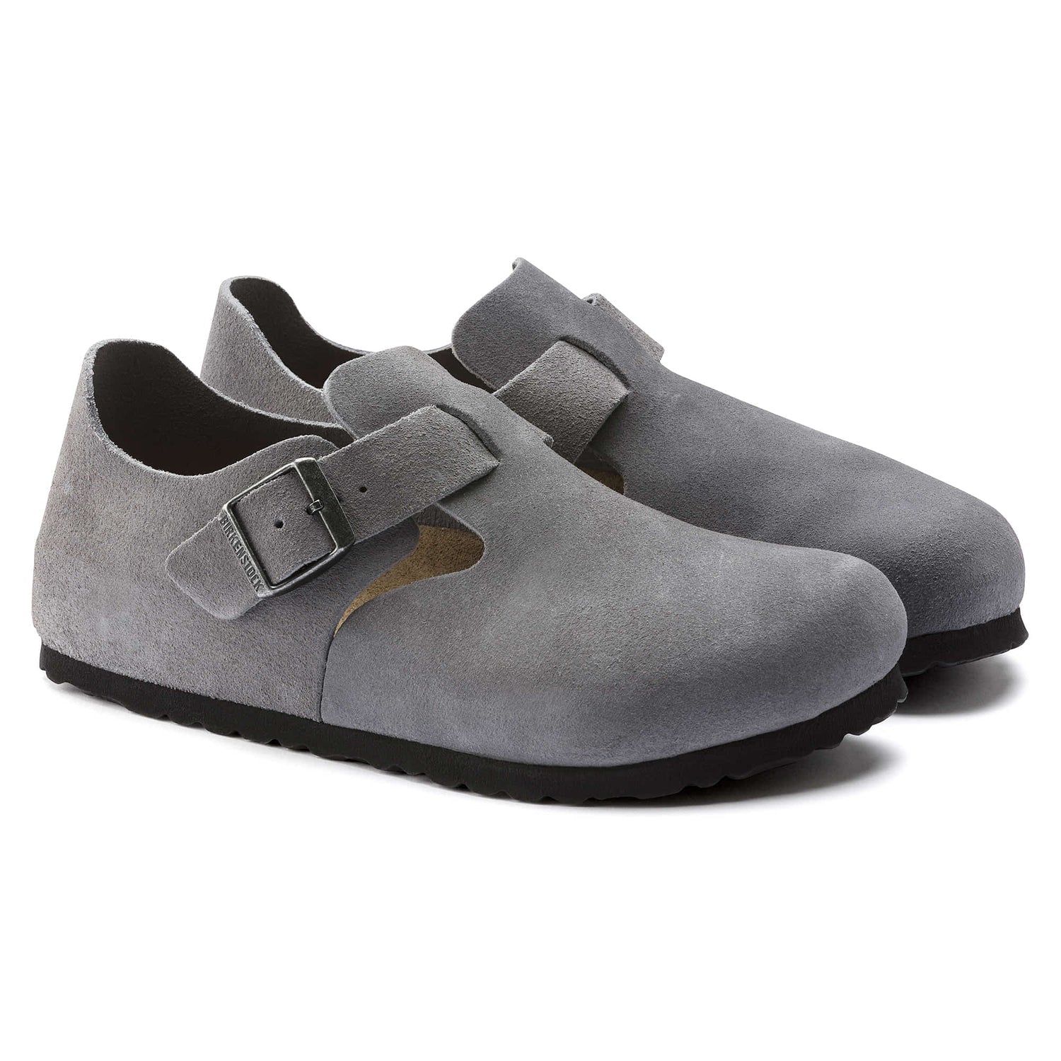 Birkenstock London Suede Leather “Whale Gray”