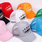 Corteiz Alcatraz Trucker Hat – White/Black