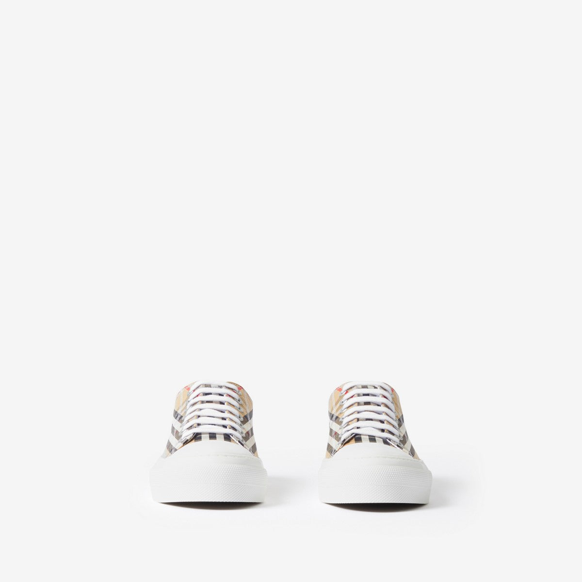 Burberry Check Sneakers Fully Boxed