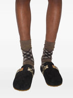 Burberry suede Urchin clogs