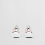 Burberry Check Cotton Sneakers Fully Boxed
