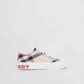 Burberry Check Cotton Sneakers Fully Boxed