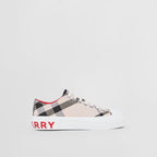Burberry Check Cotton Sneakers Fully Boxed