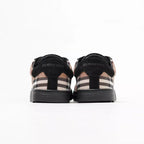 Burberry Vintage Check Cotton and Suede Sneakers