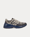 Gucci - Rhyton GG Supreme Beige / Blue Low Top Sneakers