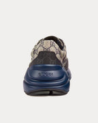 Gucci - Rhyton GG Supreme Beige / Blue Low Top Sneakers