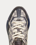 Gucci - Rhyton GG Supreme Beige / Blue Low Top Sneakers