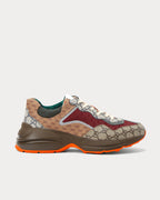 Gucci - GG Rhyton Brown Low Top Sneakers