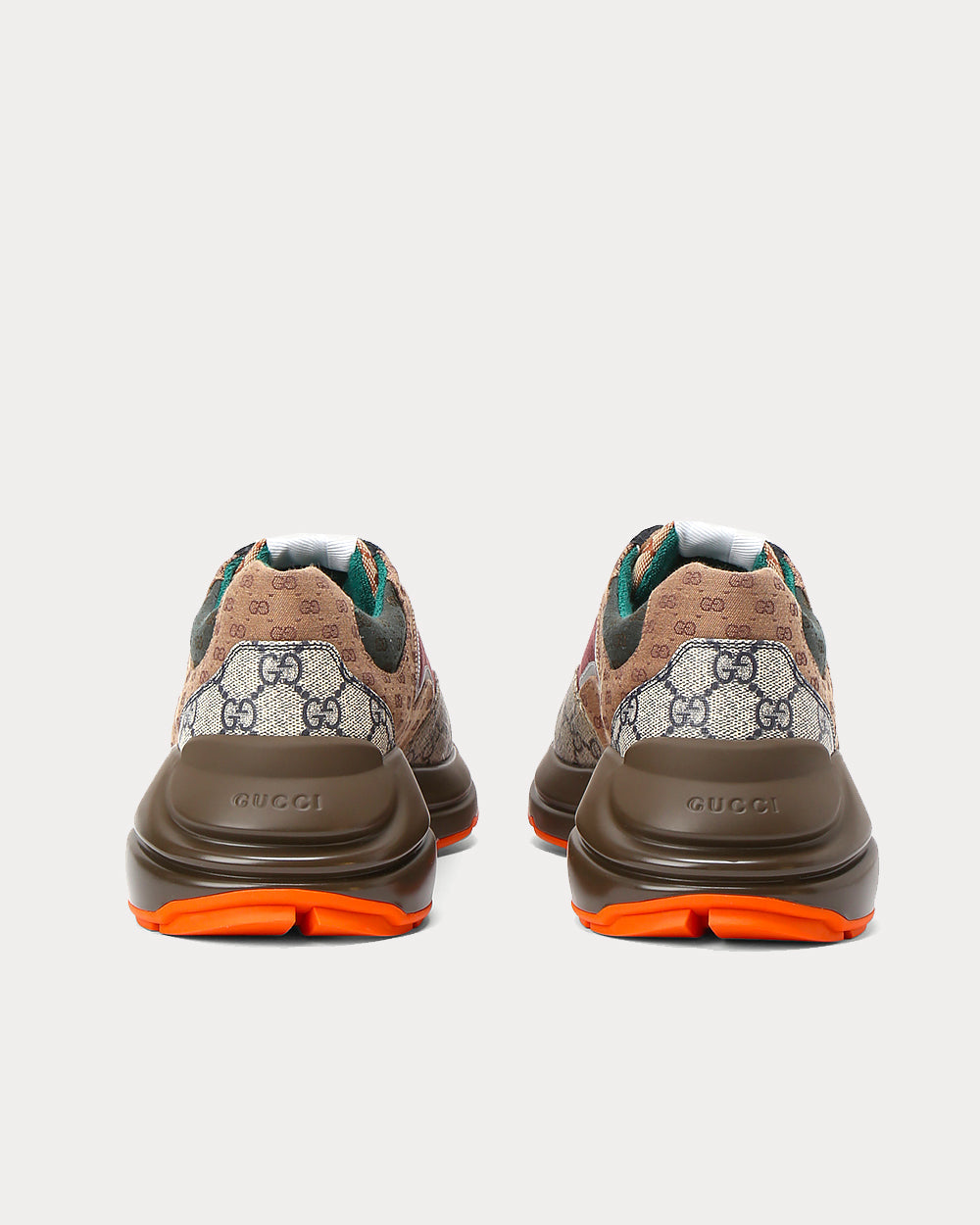 Gucci - GG Rhyton Brown Low Top Sneakers