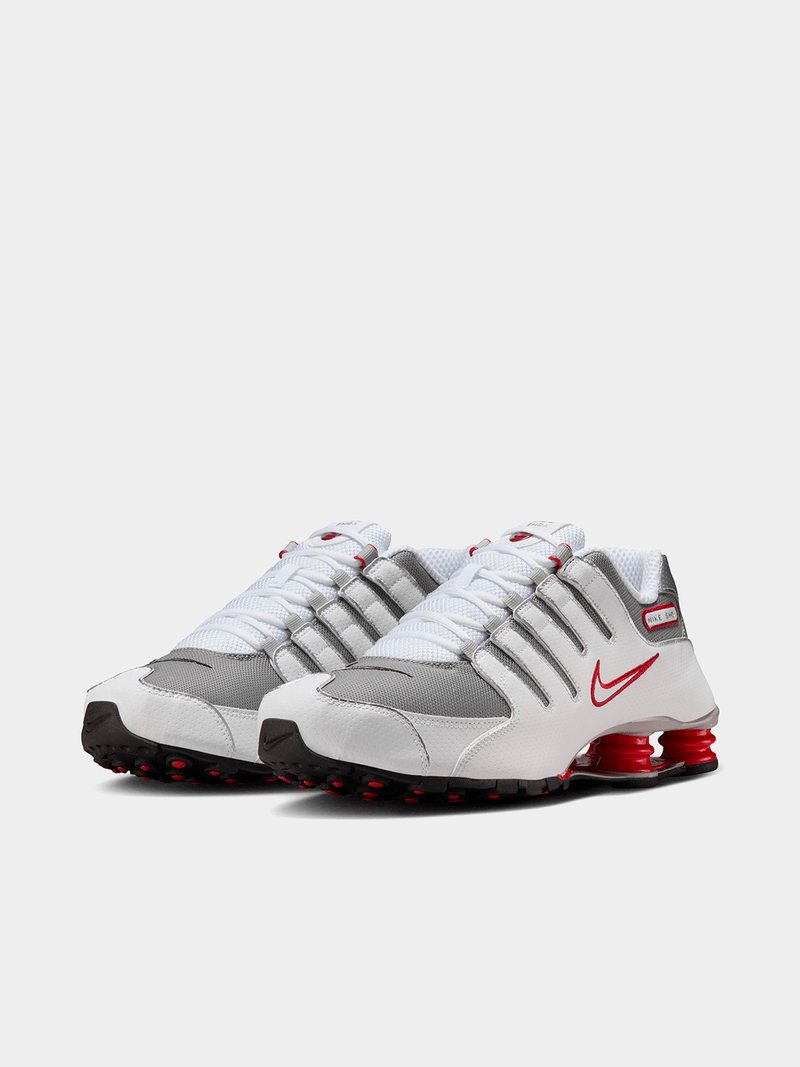 Nike Men's Shox NZ White/Red