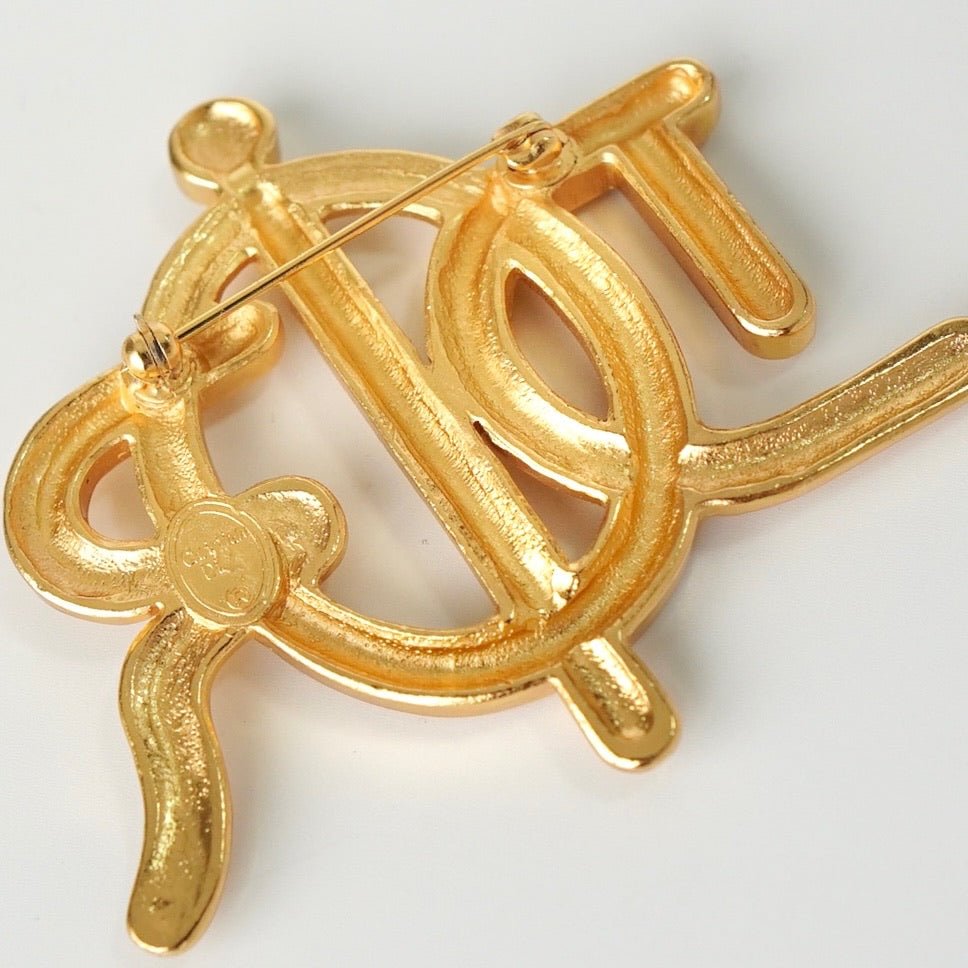 Christian Dior ‘Carriage Monogram Brooch’