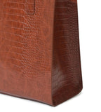 Ted Baker Brown Croc Detail Large Icon Bag
