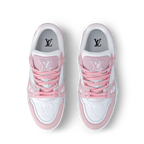 LOUIS VUITTON LV TRAINER WHITE PINK FULLY BOXED