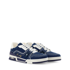 LOUIS VUITTON DENIM TRAINERS ‘INDIGO BLUE’ FULLY BOXED
