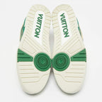 LOUIS VUITTON #54 GREEN DEMIER PRINT SNEAKERS