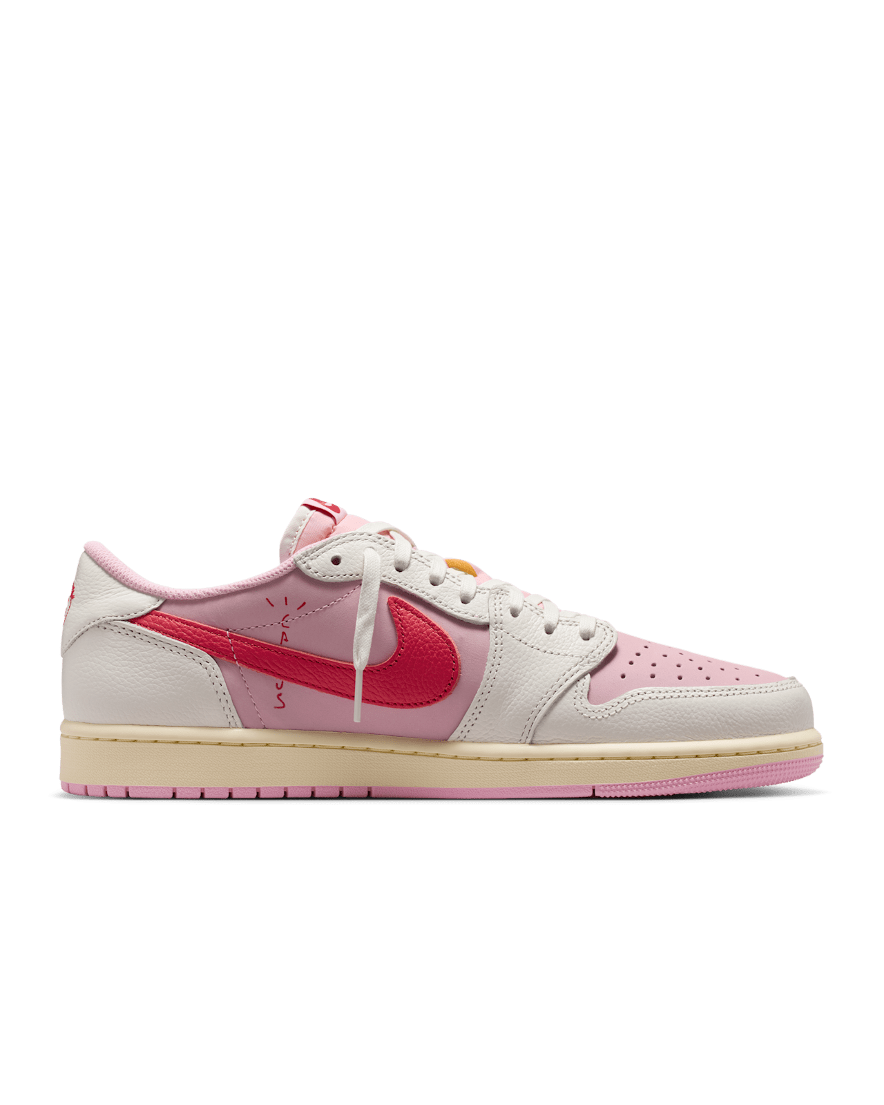 Jordan x Travis Scott Air Jordan 1 Low OG “Tropical Pink” lace-up sneakers