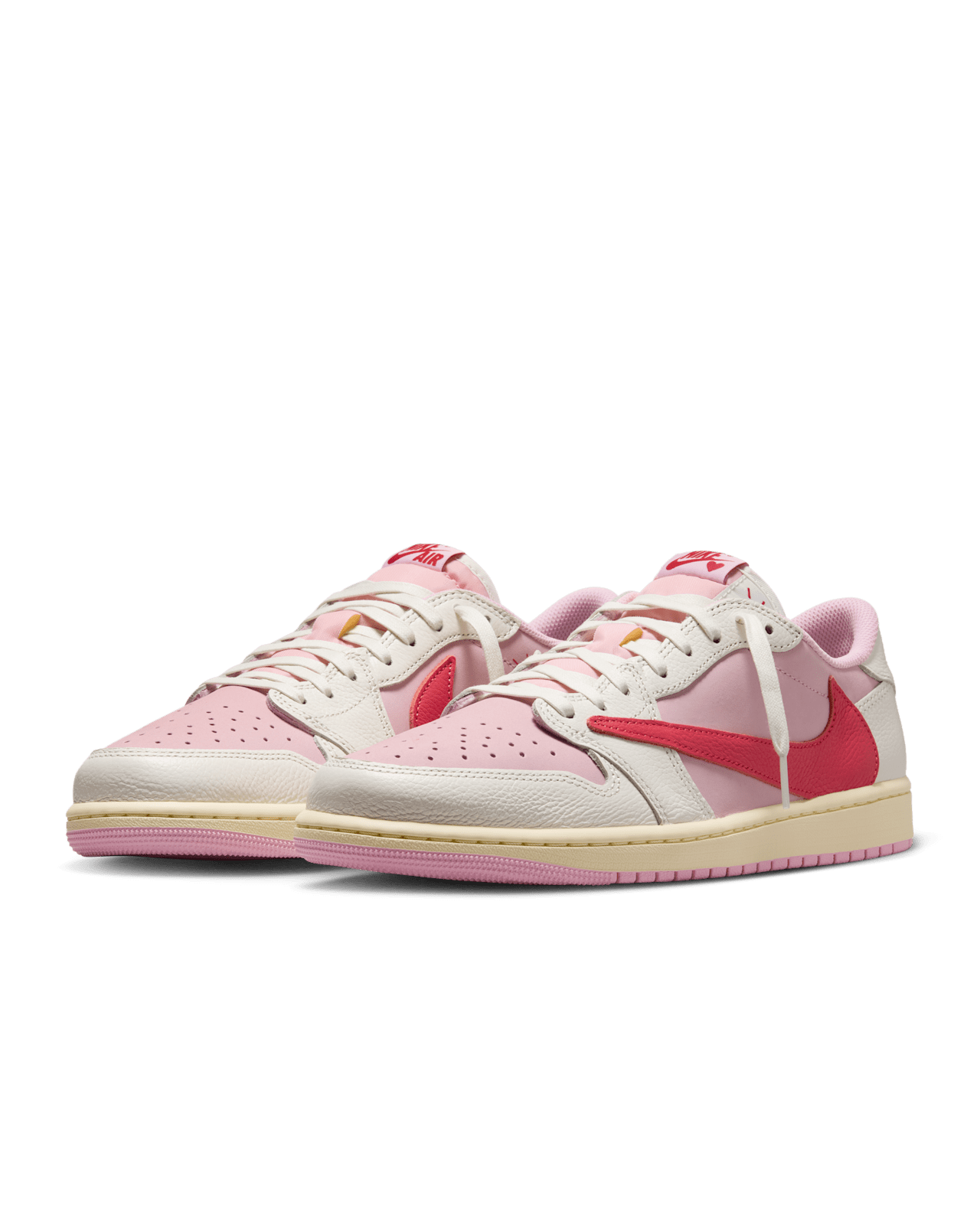 Jordan x Travis Scott Air Jordan 1 Low OG “Tropical Pink” lace-up sneakers