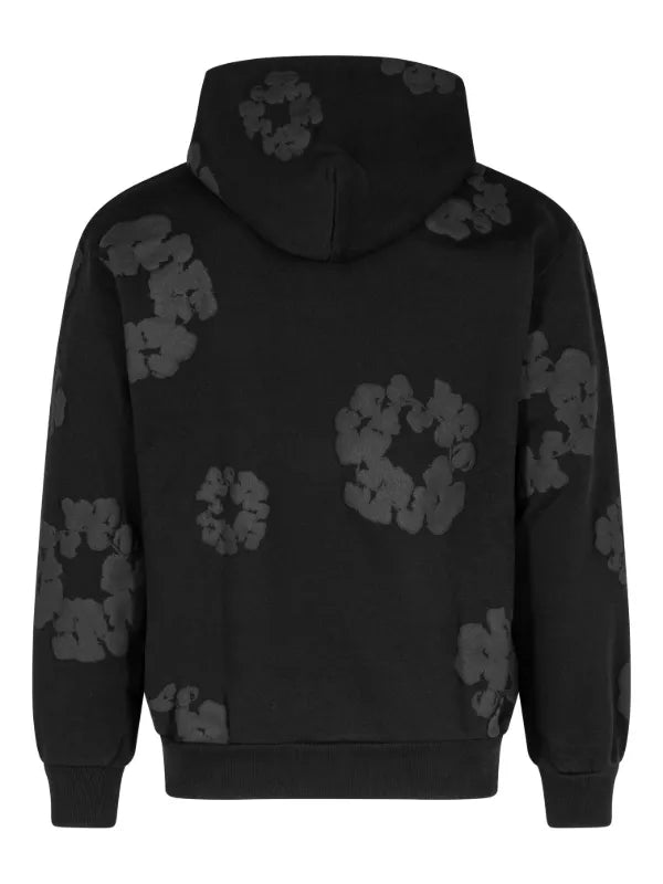 Denim Tears Wreath-Print “Black” hoodie