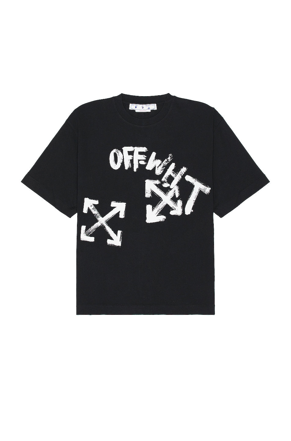 OFF-WHITE Paint Script Over Skate Short Sleeve T-Shirt