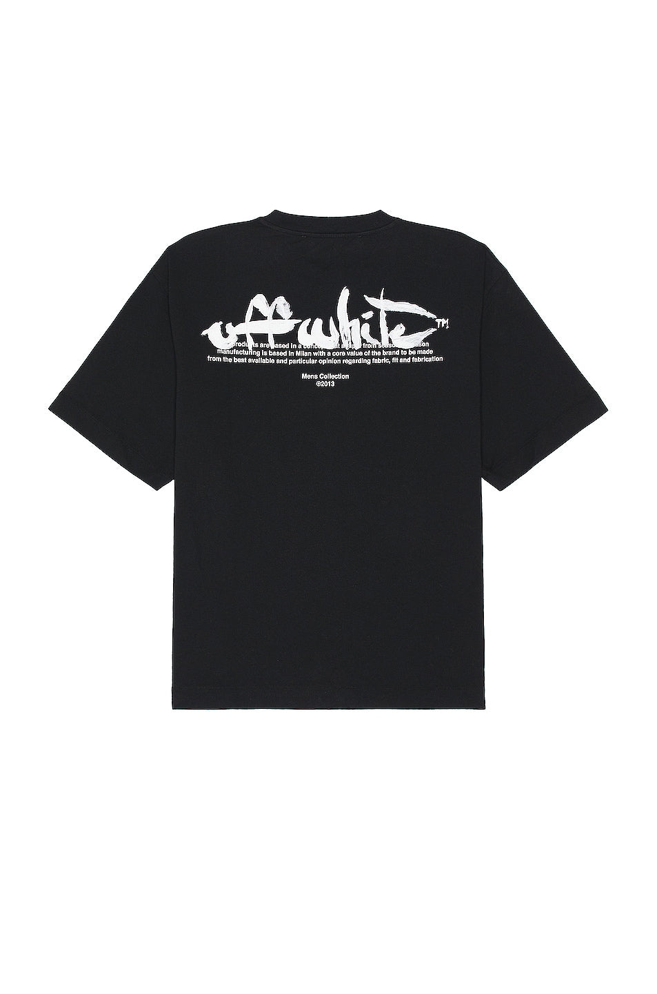 OFF-WHITE Paint Script Over Skate Short Sleeve T-Shirt
