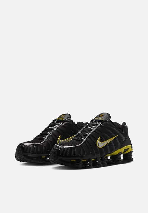 NIKE SHOX TL ‘BLACK/METALLIC SILVER-DYNAMIC YELLOW’